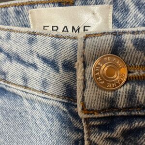 NWT FRAME "The Arrow" Blue Bootleg Jeans in "Dolly" Color - Size 31